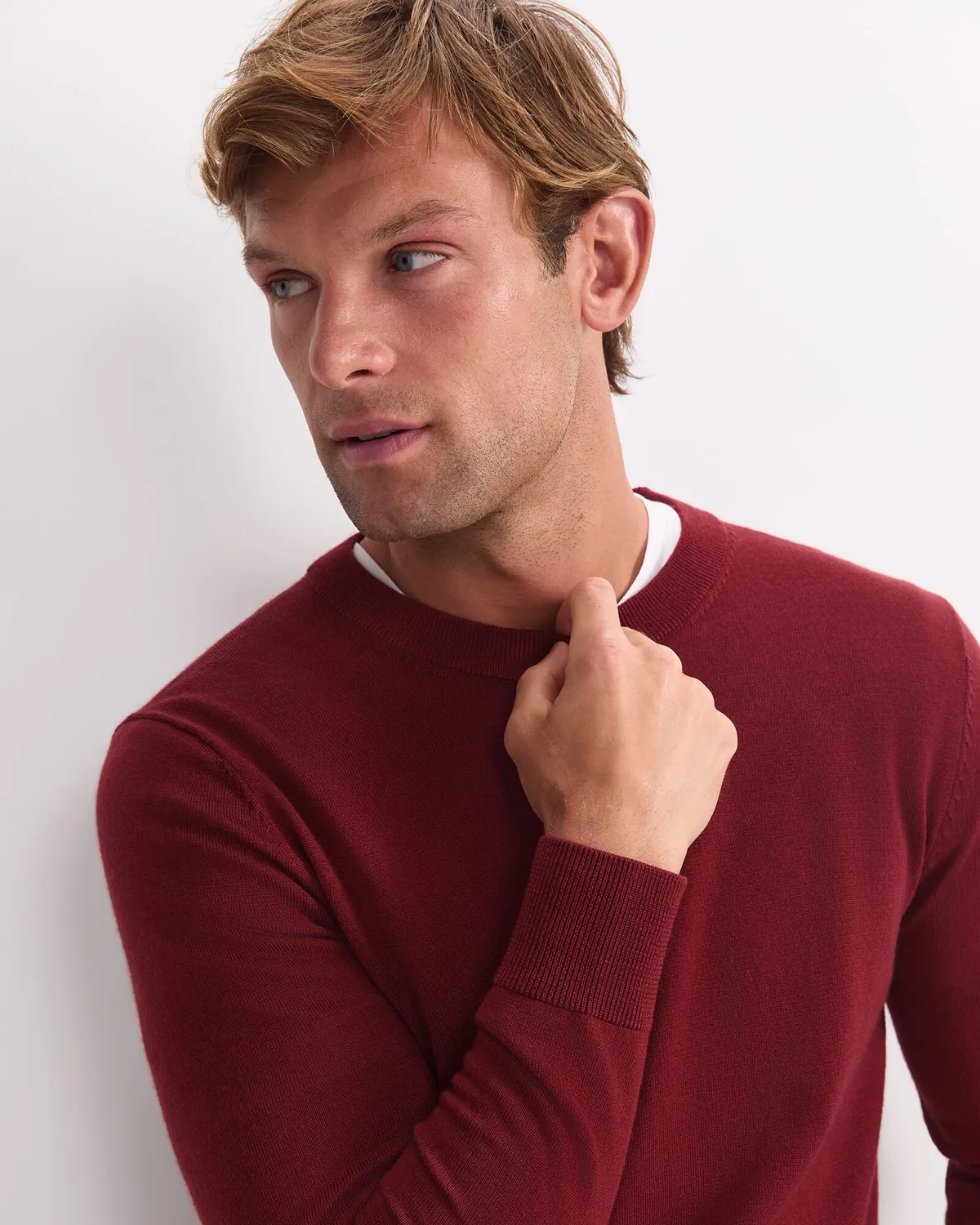 Sportscraft Merino maglione girocollo lana