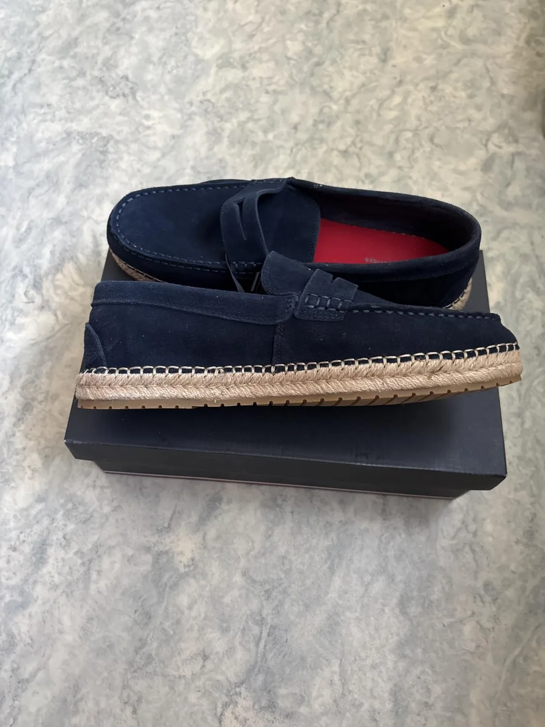 Tommy Hilfiger Flexible Sde mocassini uomo 43 blu