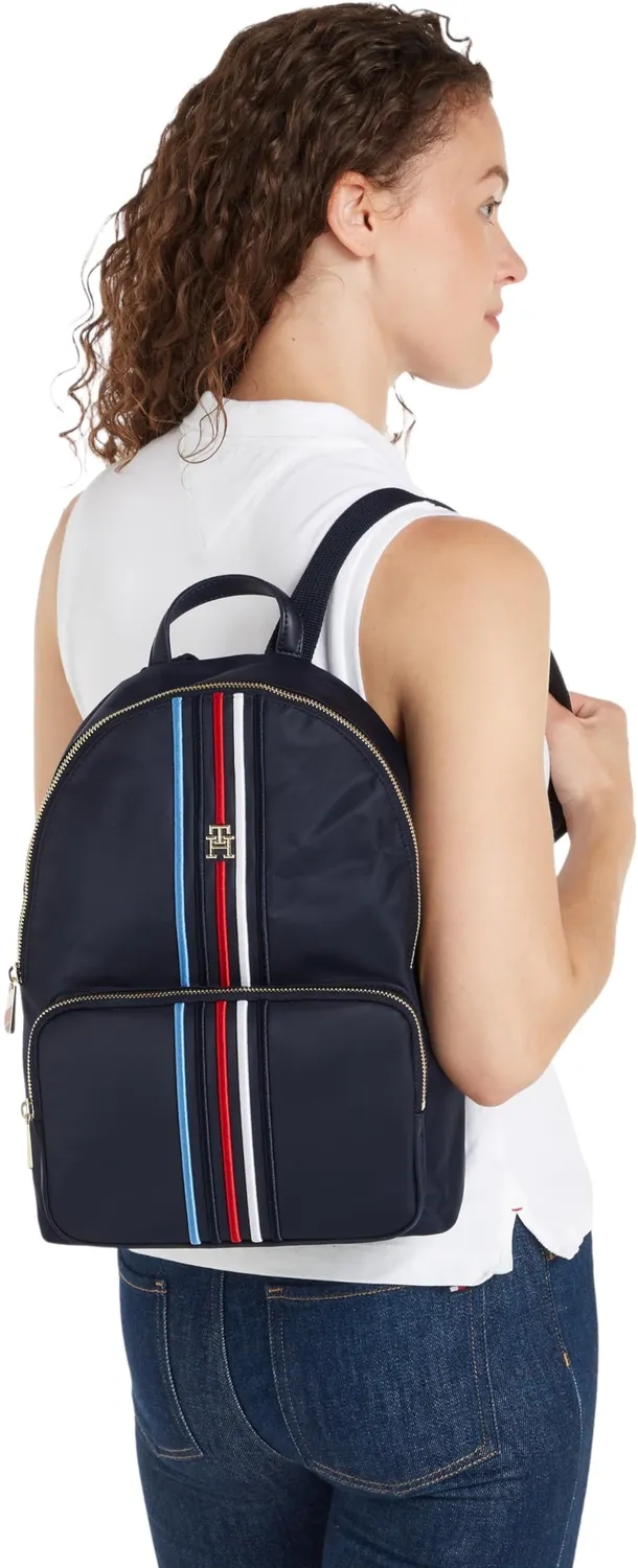 Tommy Hilfiger Zaino Donna Piccolo Blu Space Blue