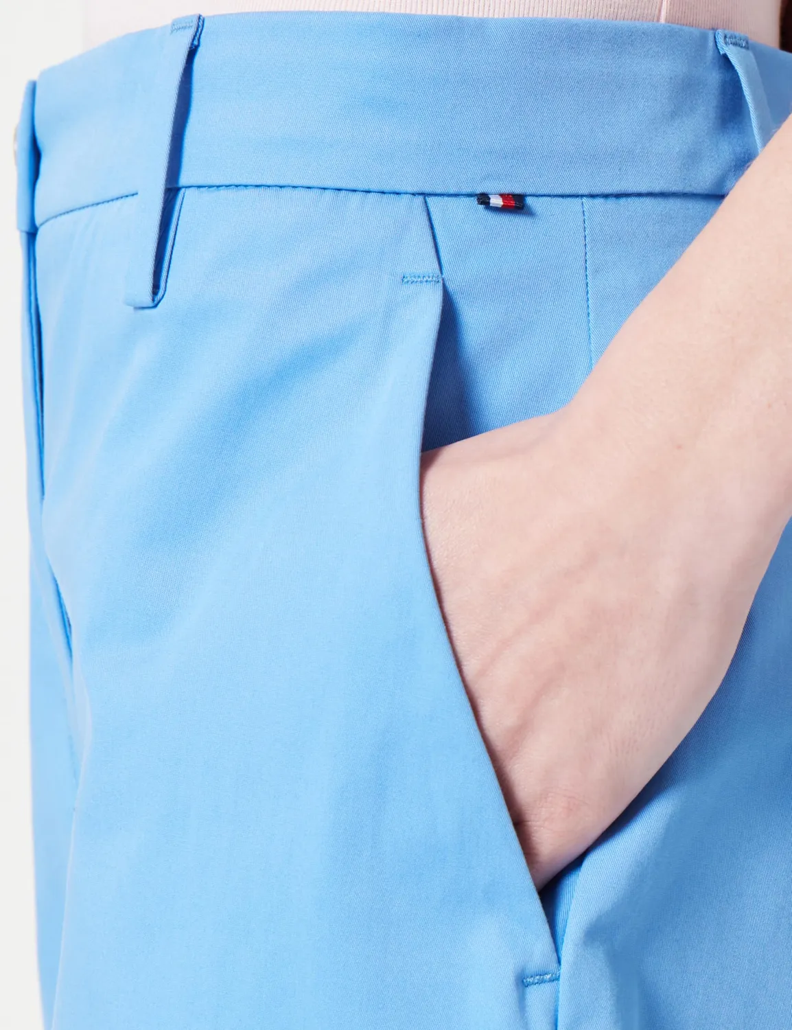 Tommy Hilfiger Mom Fit shorts chino donna blu 46