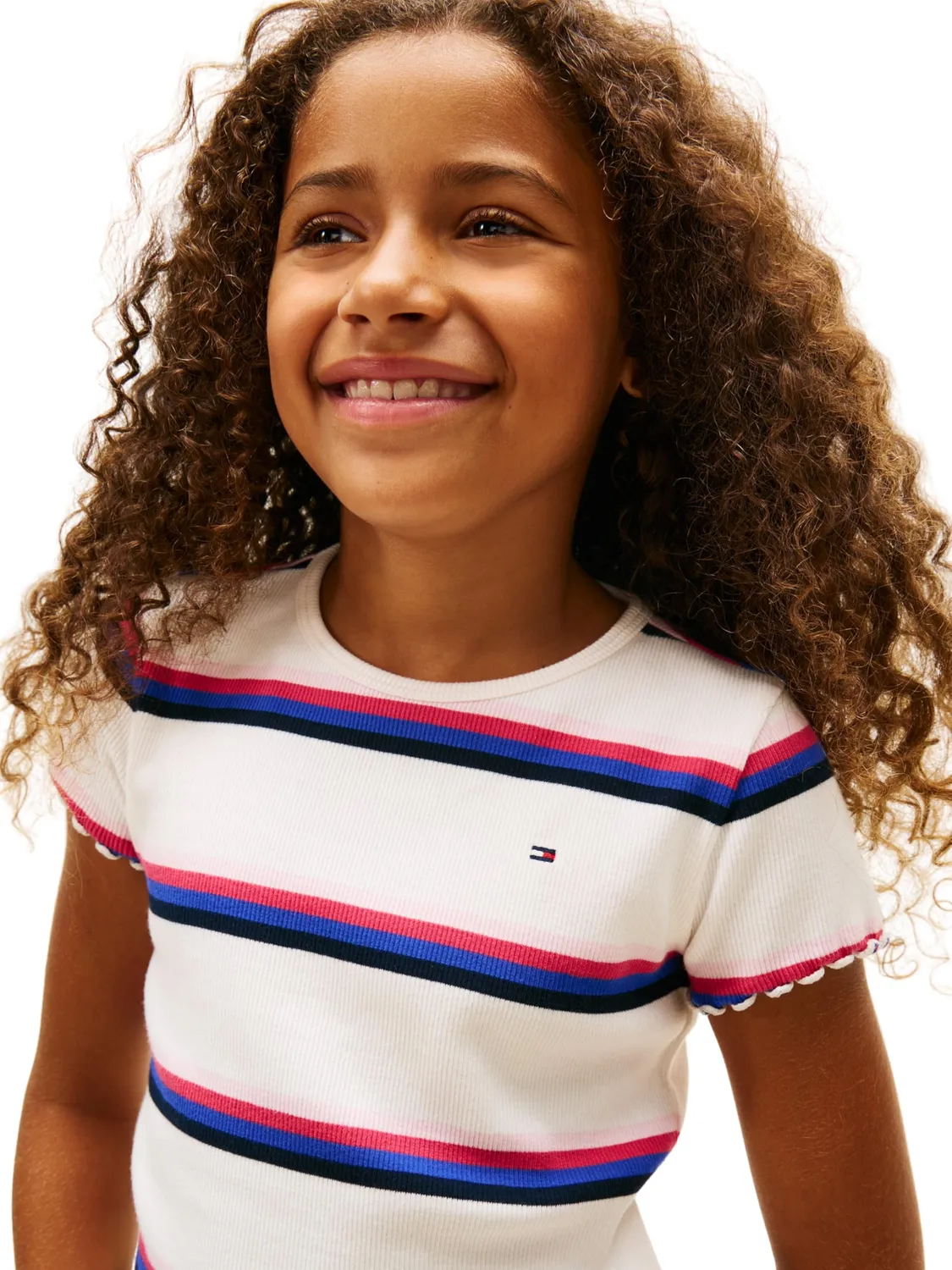Tommy Hilfiger Top Bambina Bianca 10 Anni Cotone