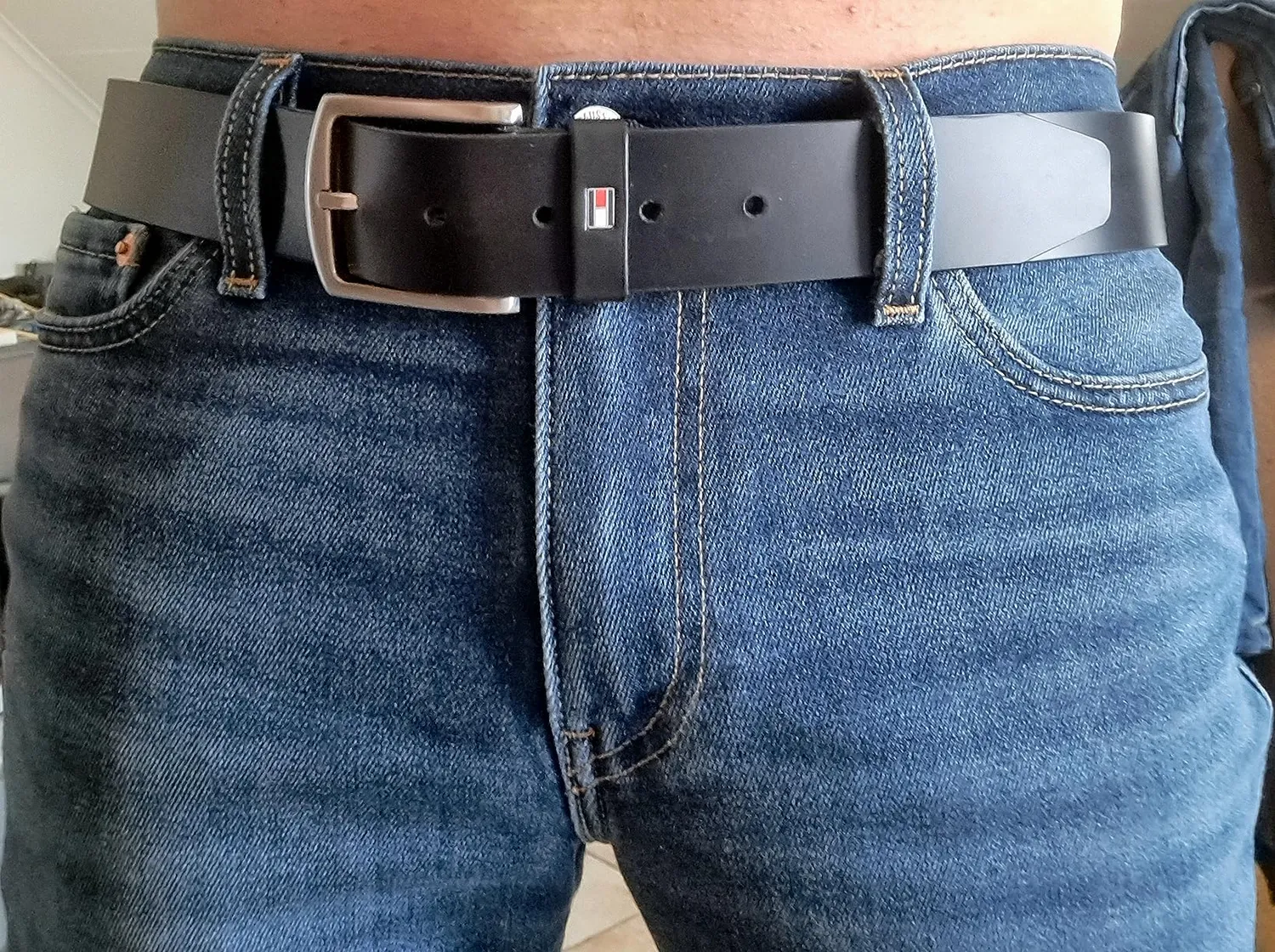 Tommy Hilfiger New Denton 4.0 cintura pelle uomo