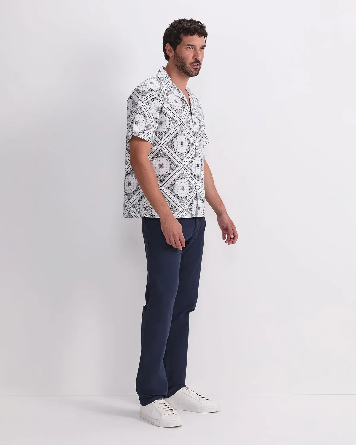 Sportscraft Bandana Resort camicia cotone stampa bandana