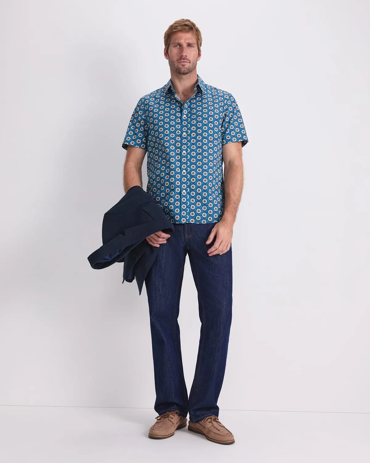 Sportscraft Walter camicia manica corta stampa Liberty