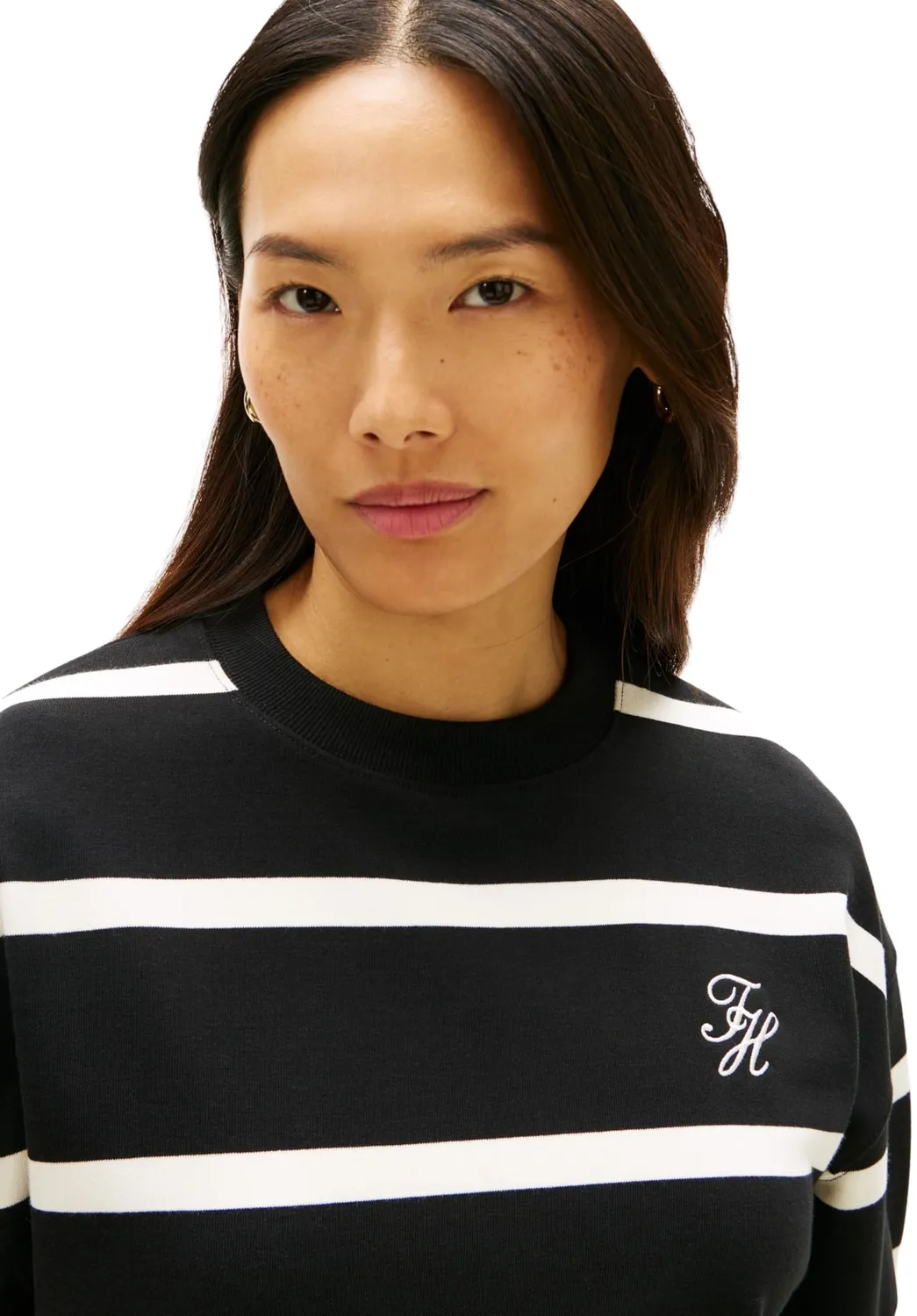 Tommy Hilfiger TH Script Mdrn Terry Swtshrt Ww0ww48431 felpa donna