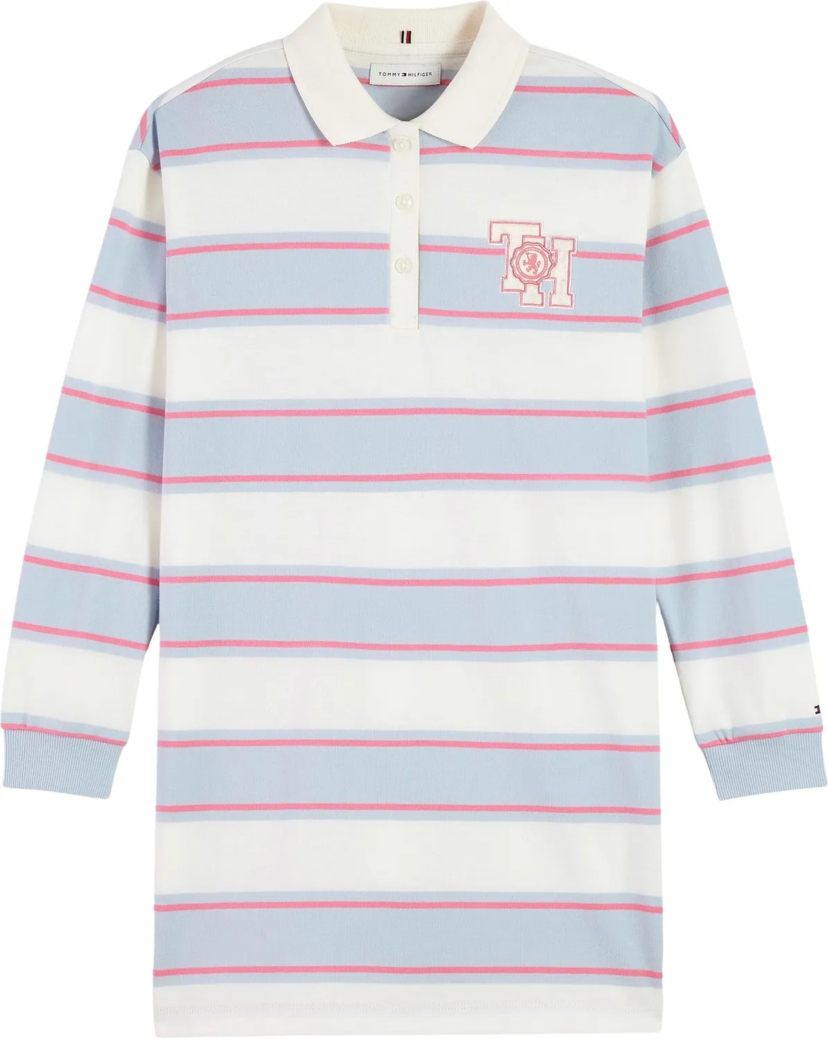 Tommy Hilfiger Rugby Dress Kg0kg09706 abito polo 14 anni manica lunga