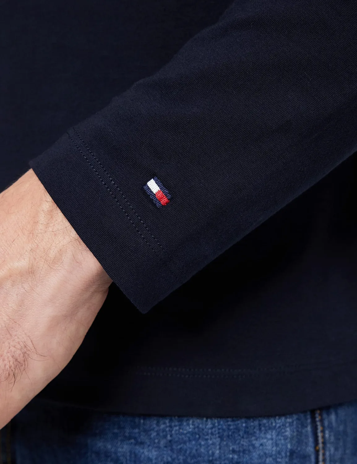 Tommy Hilfiger MW0MW28787 maglia uomo maniche lunghe collo alto