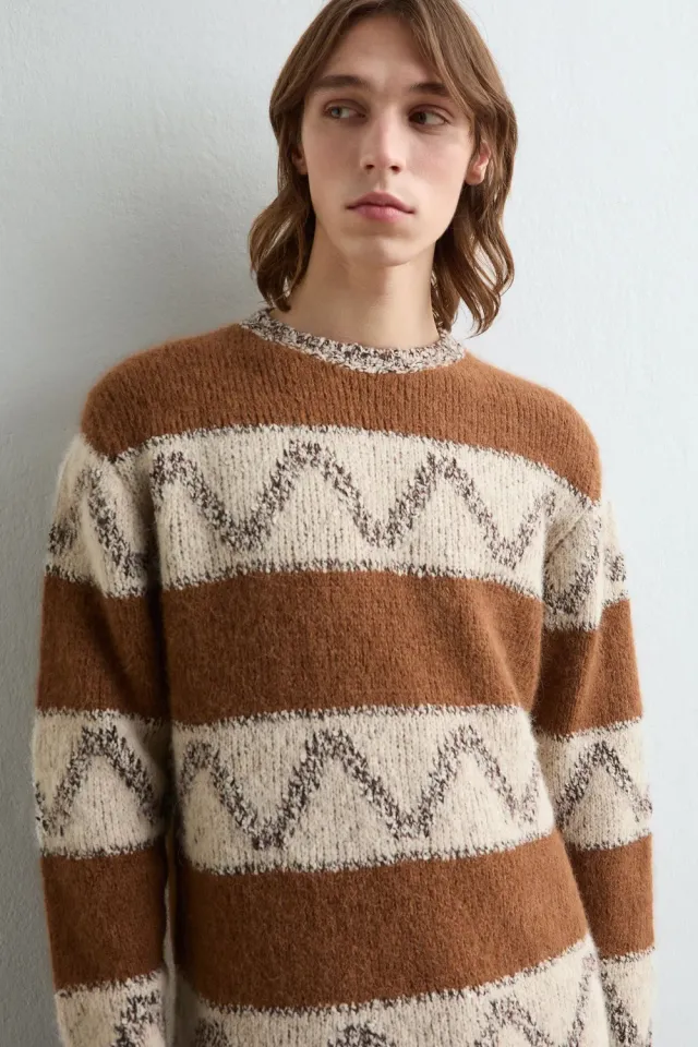 Massimo Alba Thierry maglione cookie jacquard