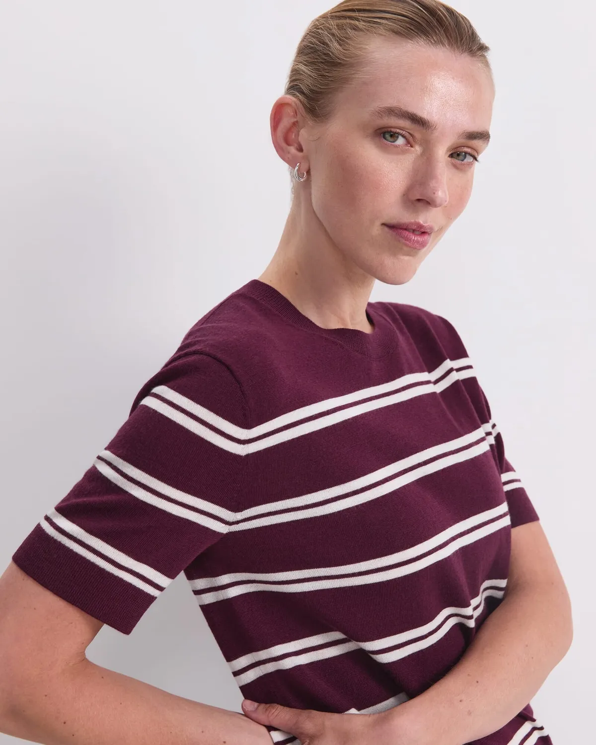 Sportscraft Francis t-shirt merino extrafine scollo rotondo