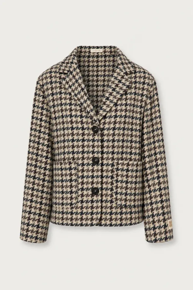 Massimo Alba Tebe giacca donna smoke pied-de-poule