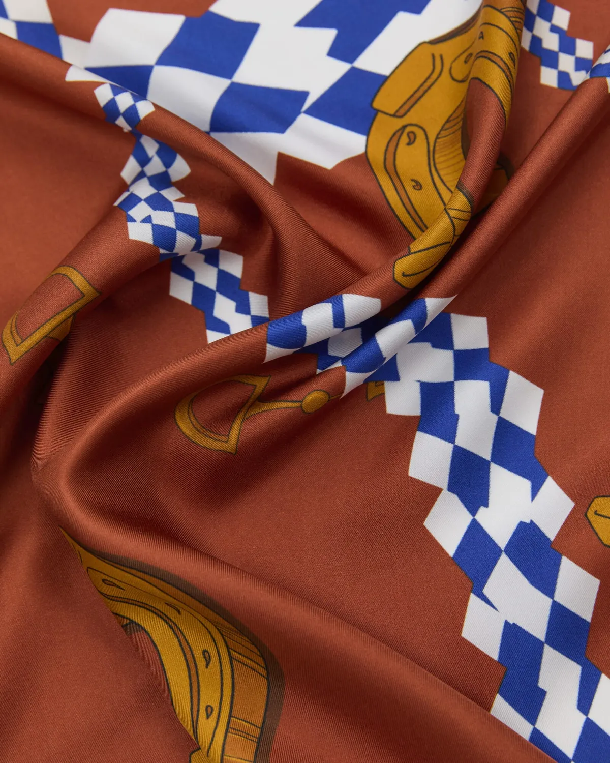 Sportscraft Maren 700649 foulard donna seta 100x100 equestre