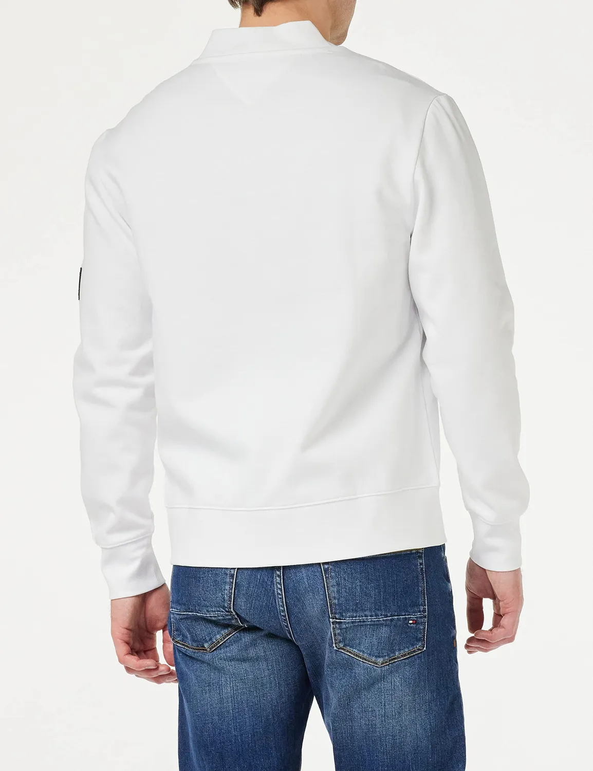 Tommy Hilfiger Adaptive cardigan uomo L bianco grafico