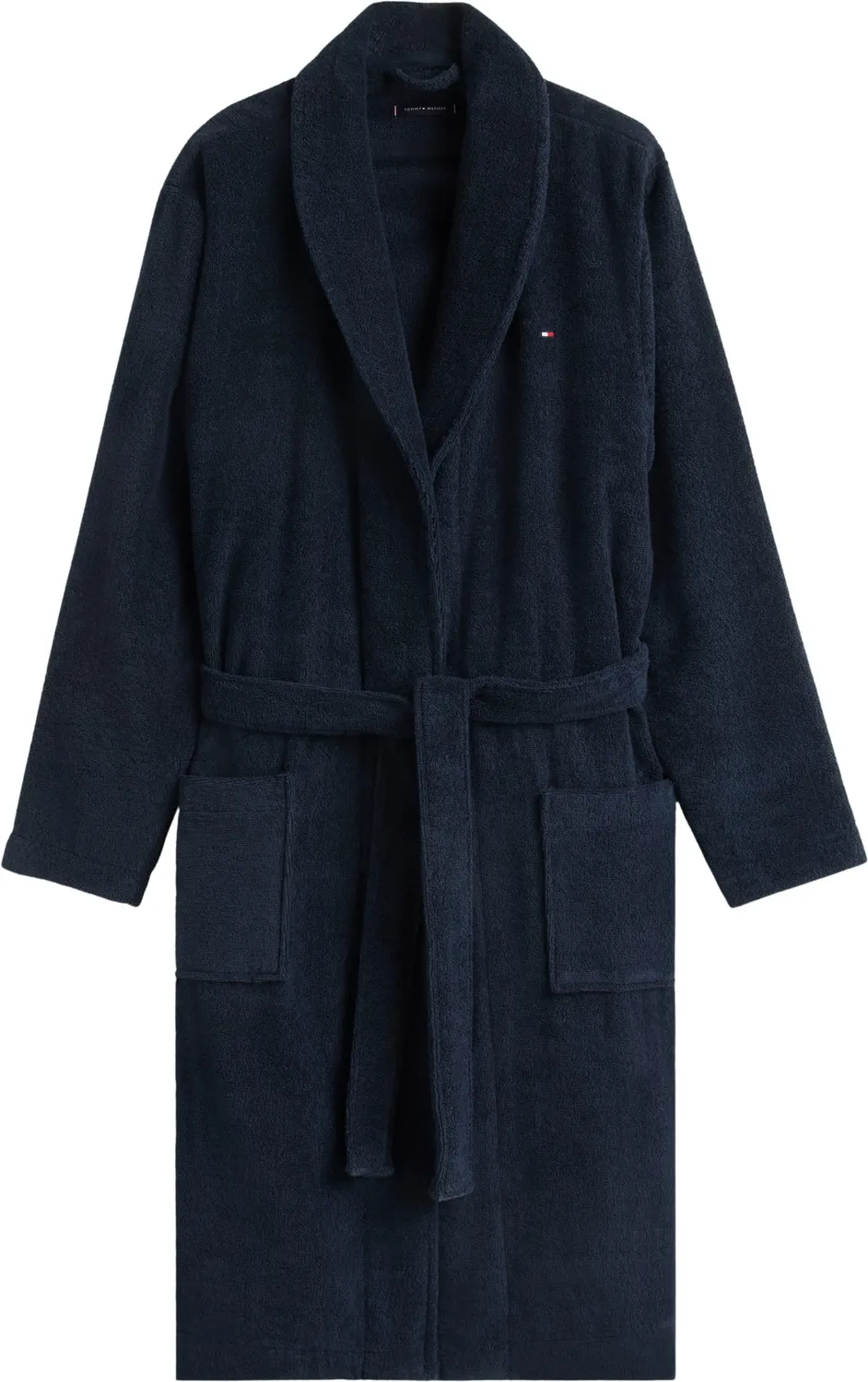 Tommy Hilfiger accappatoio uomo cotone XL blu navy