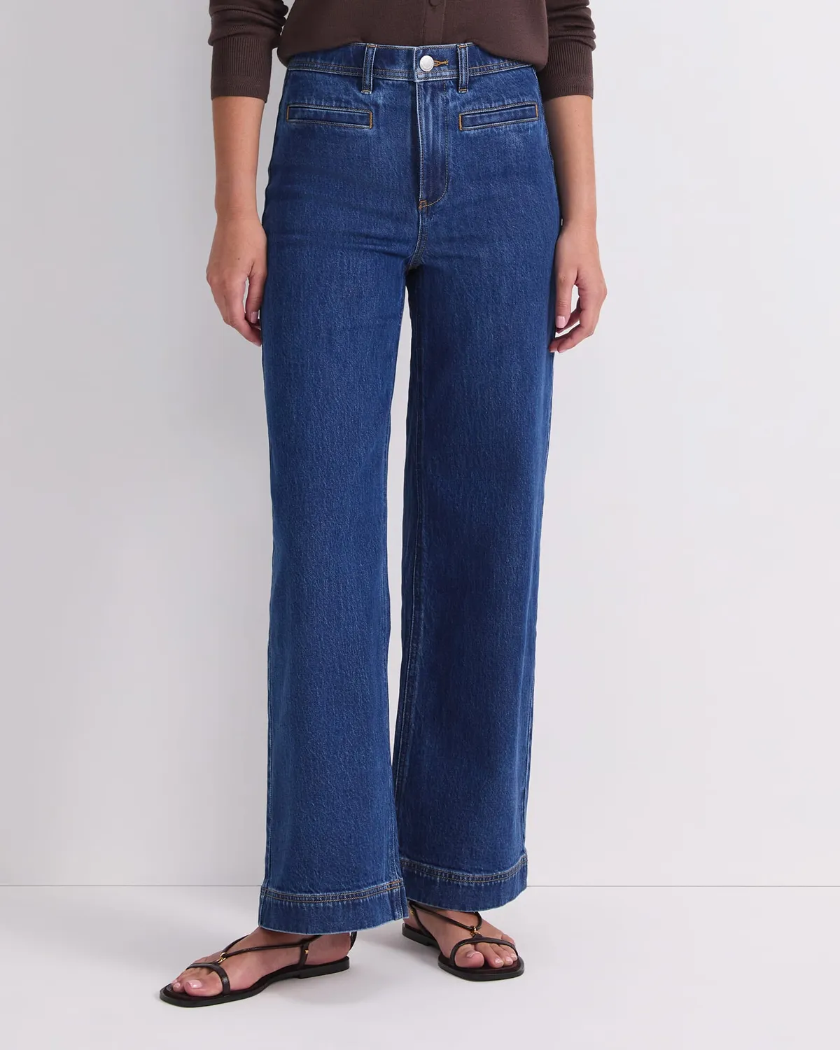 Sportscraft Tessa Wide Leg jeans donna denim elasticizzato