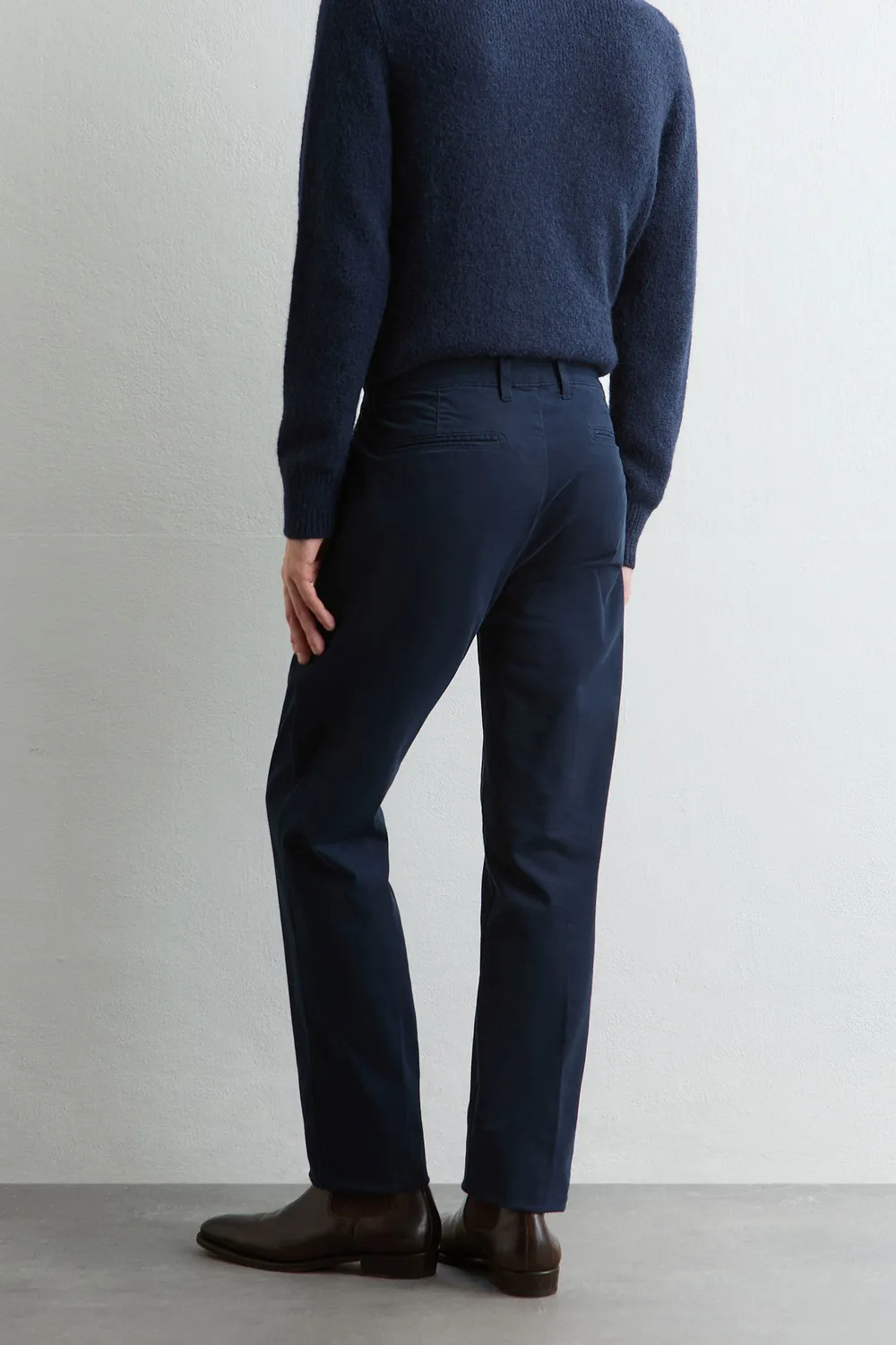 Massimo Alba Winch2 pantaloni gabardine blu