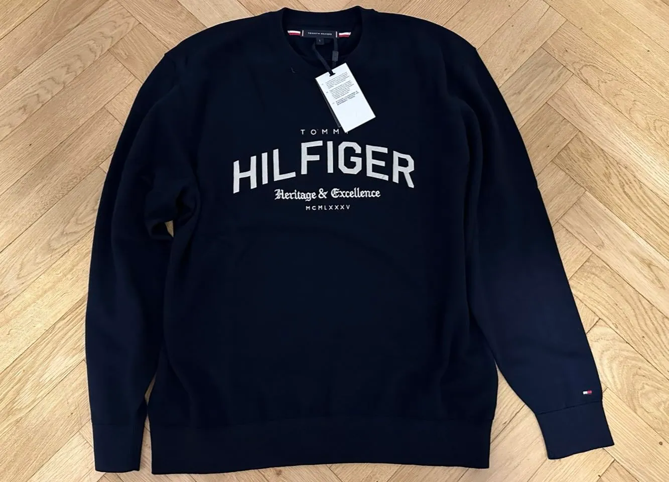 Tommy Hilfiger Brand Identity MW0MW40851 felpa Desert Sky