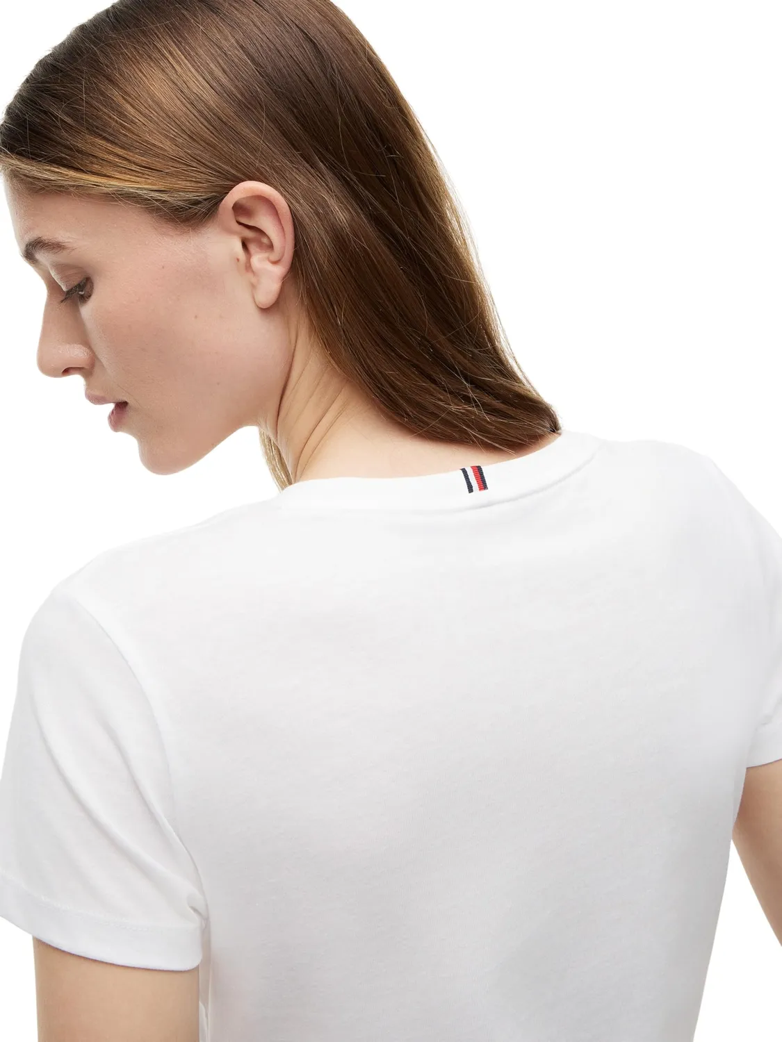 Tommy Heritage T-Shirt Donna Cotone Bianca M