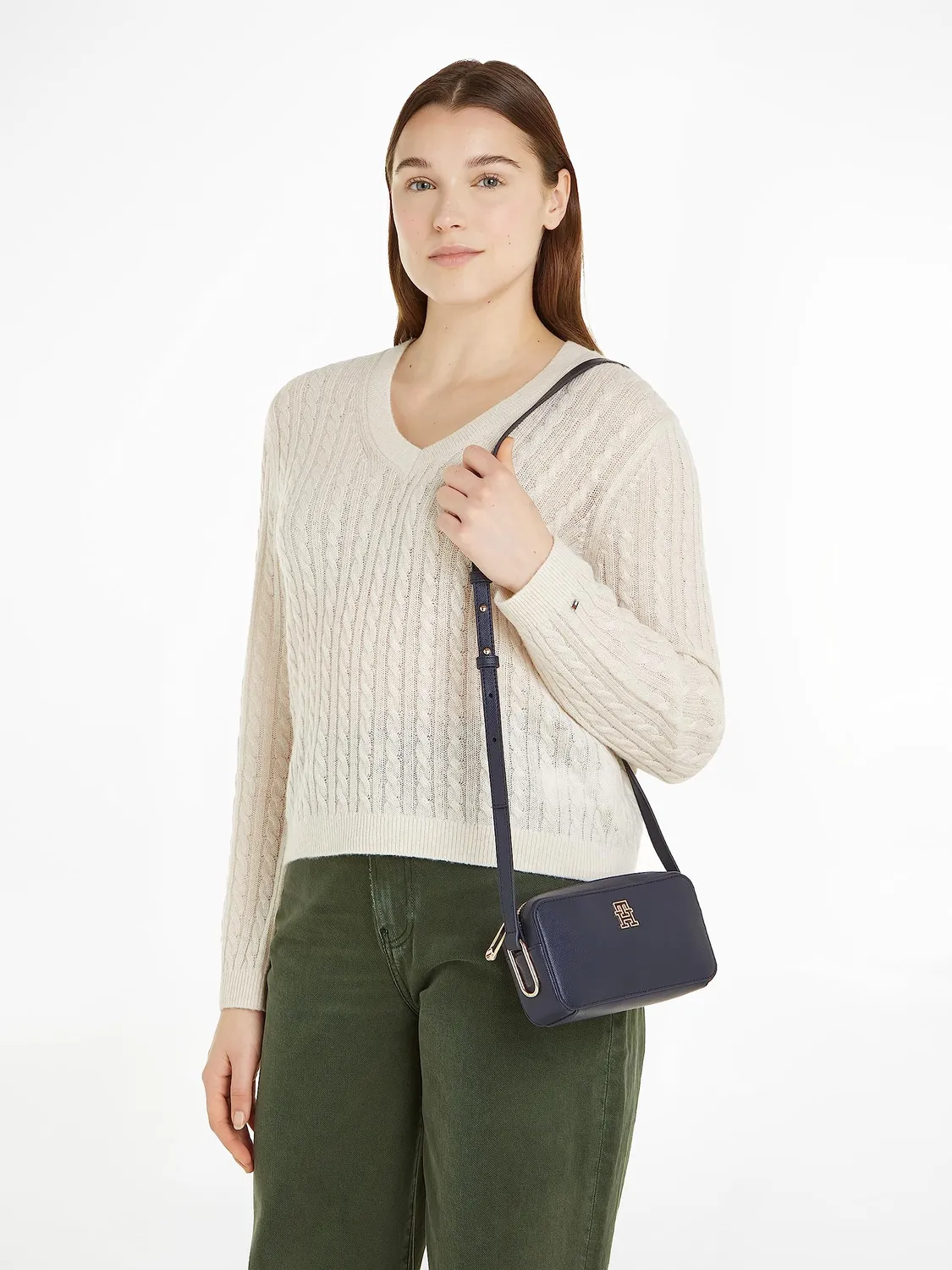 Tommy Hilfiger Timeless Camera Bag Piccola tracolla blu donna