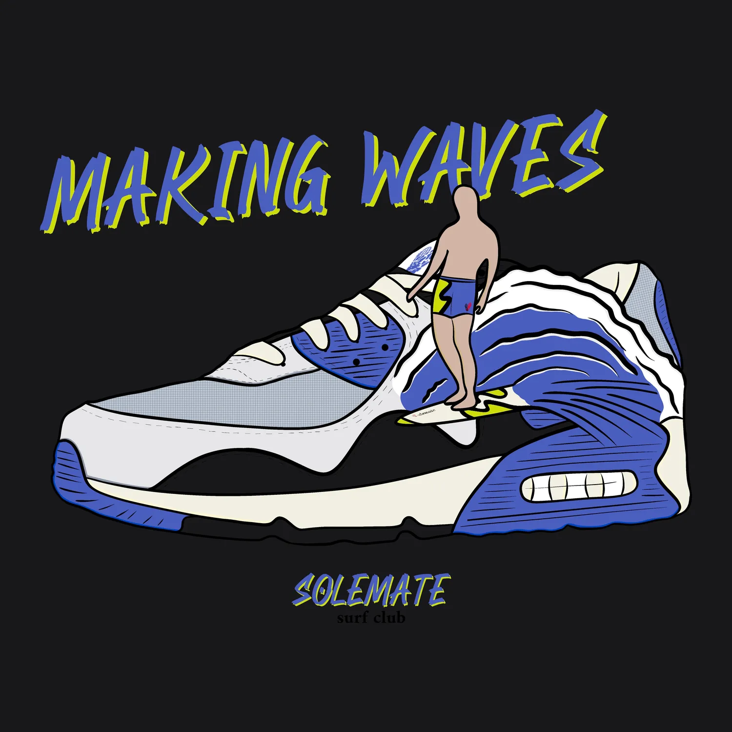 Solemate Sapphire Wave felpa con cappuccio grigia cotone