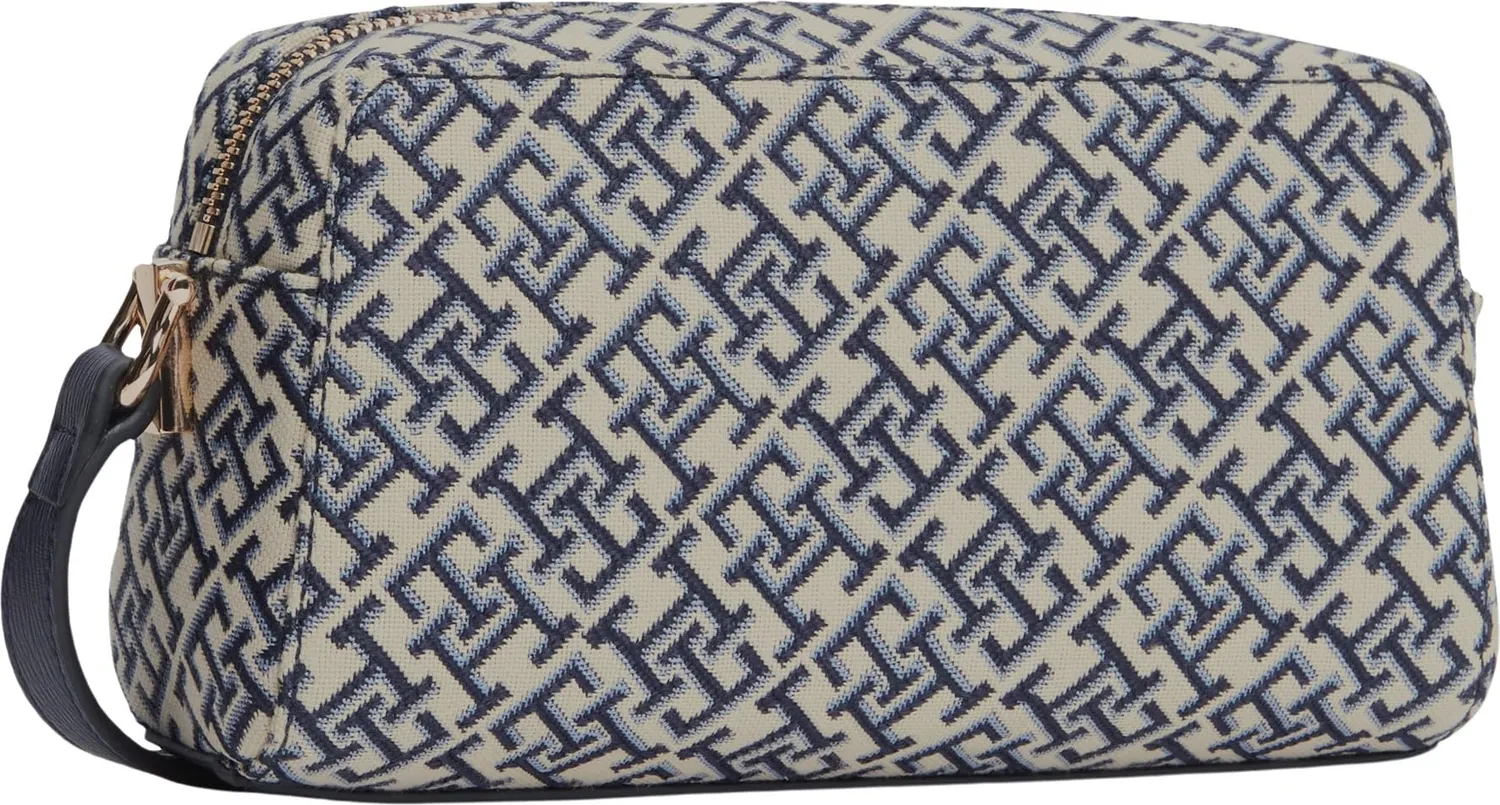 Tommy Hilfiger Grace borsa tracolla Blue Mono monogramma