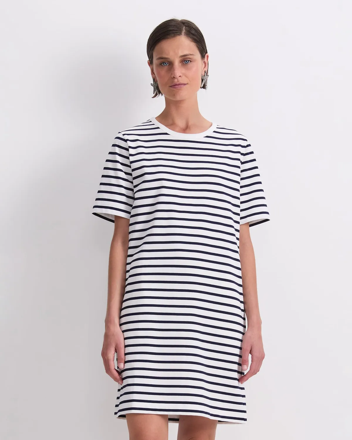 Sportscraft Stripe Shopper Vestito mini cotone righe
