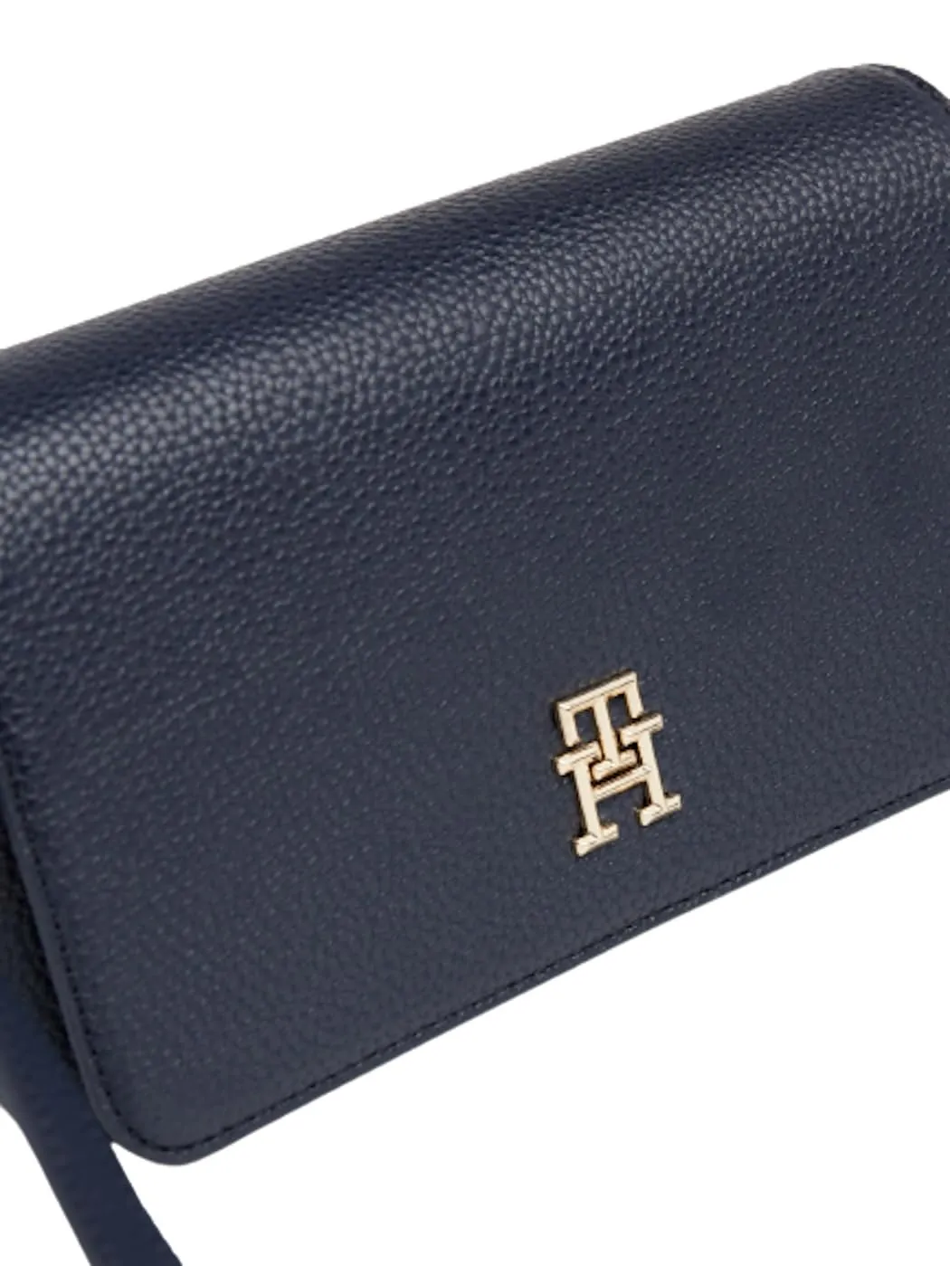 Tommy Hilfiger Emblem Flap Crossover borsa tracolla blu piccola