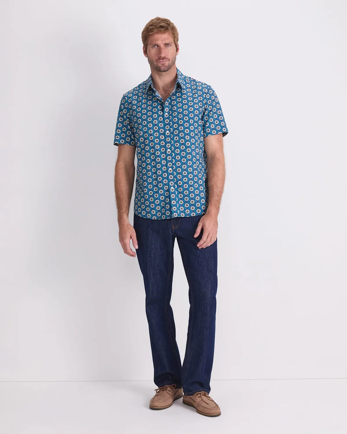 Sportscraft Walter camicia manica corta stampa Liberty