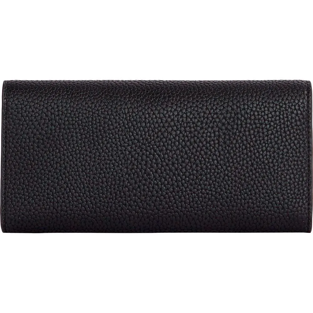 Tommy Hilfiger TH Emblem Large Flap portafoglio nero Black
