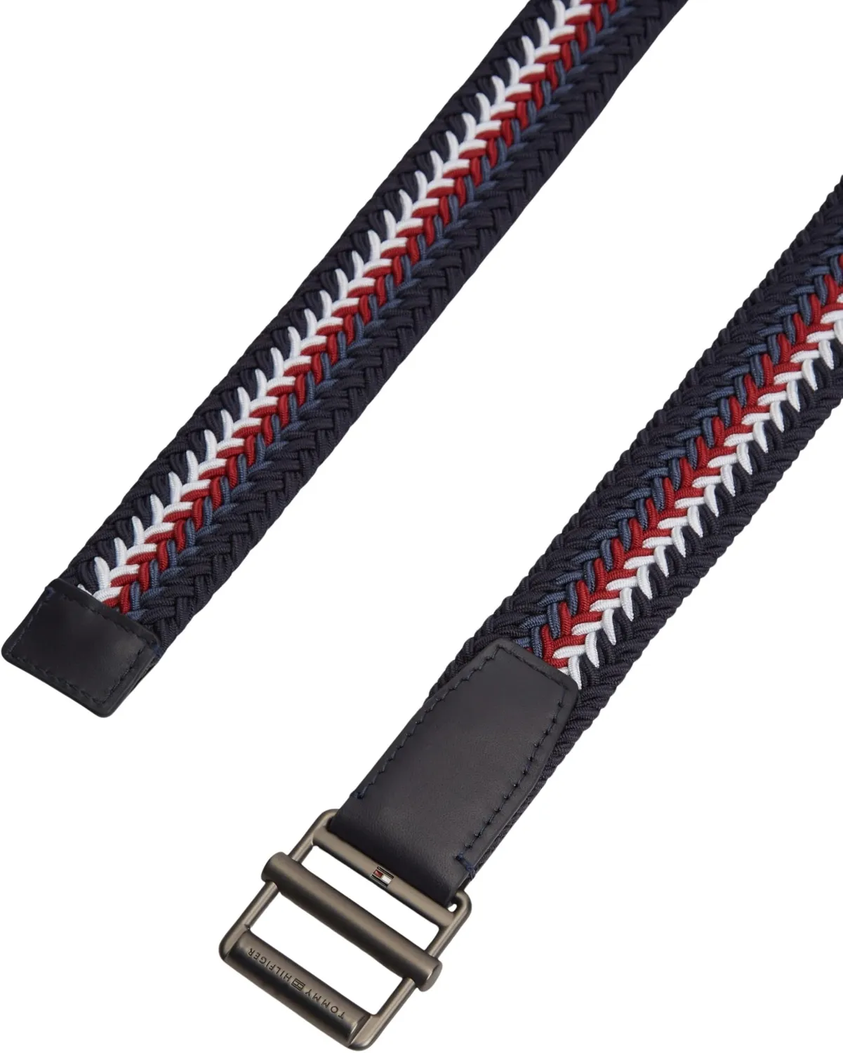 Tommy Hilfiger Roller Buckle Webbing cintura uomo beige 90