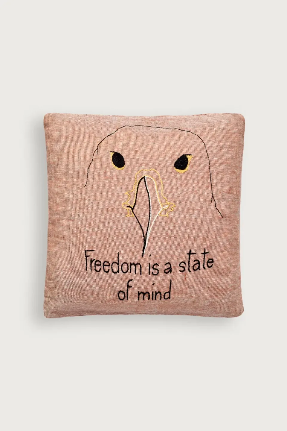 Massimo Alba Pillow cuscino copper cotone ricamato