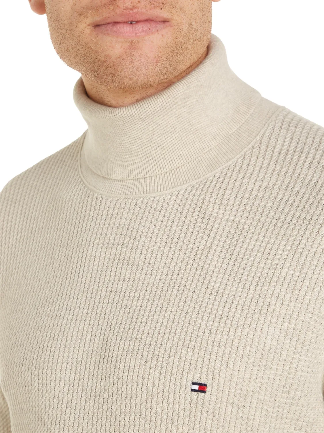 Tommy Hilfiger Structure Roll Neck pullover uomo 3XL collo alto