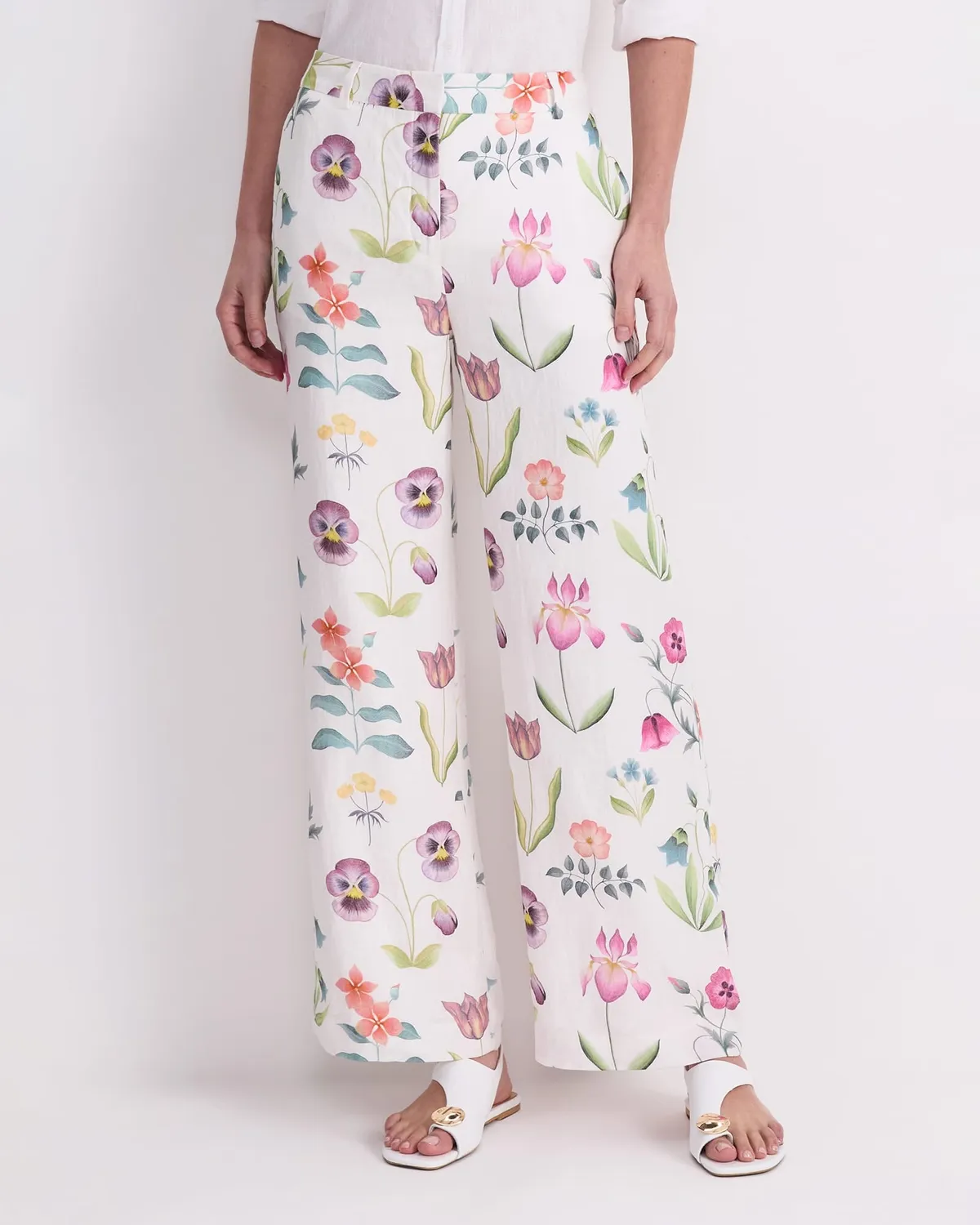 Sportscraft Floral Majesty Liberty pantalone lino