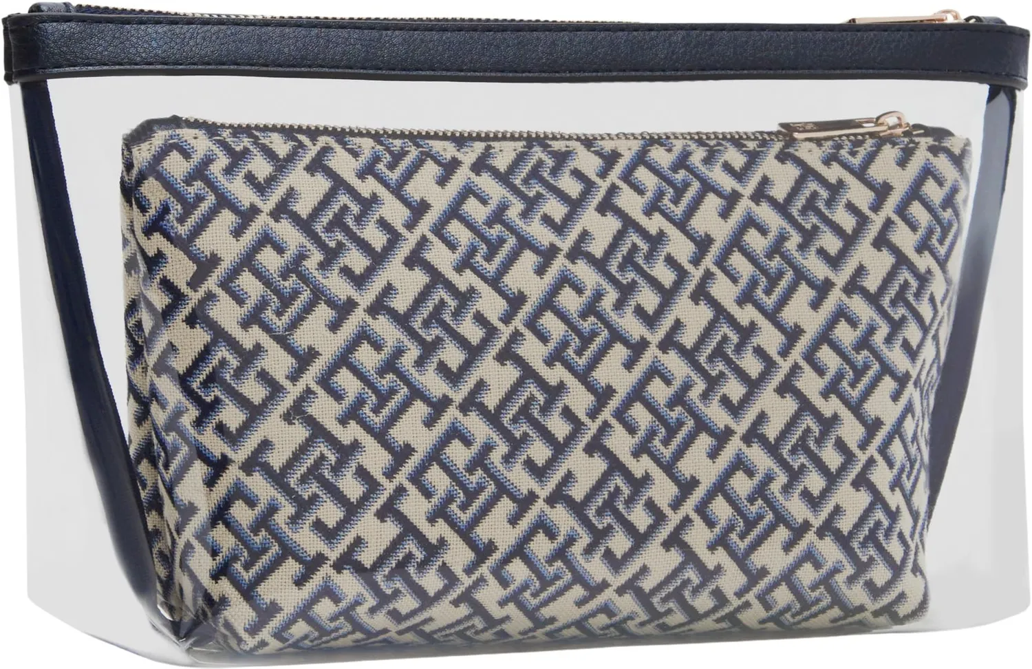 Tommy Hilfiger Icon Beauty Case Blue Mono Set 2 Pezzi