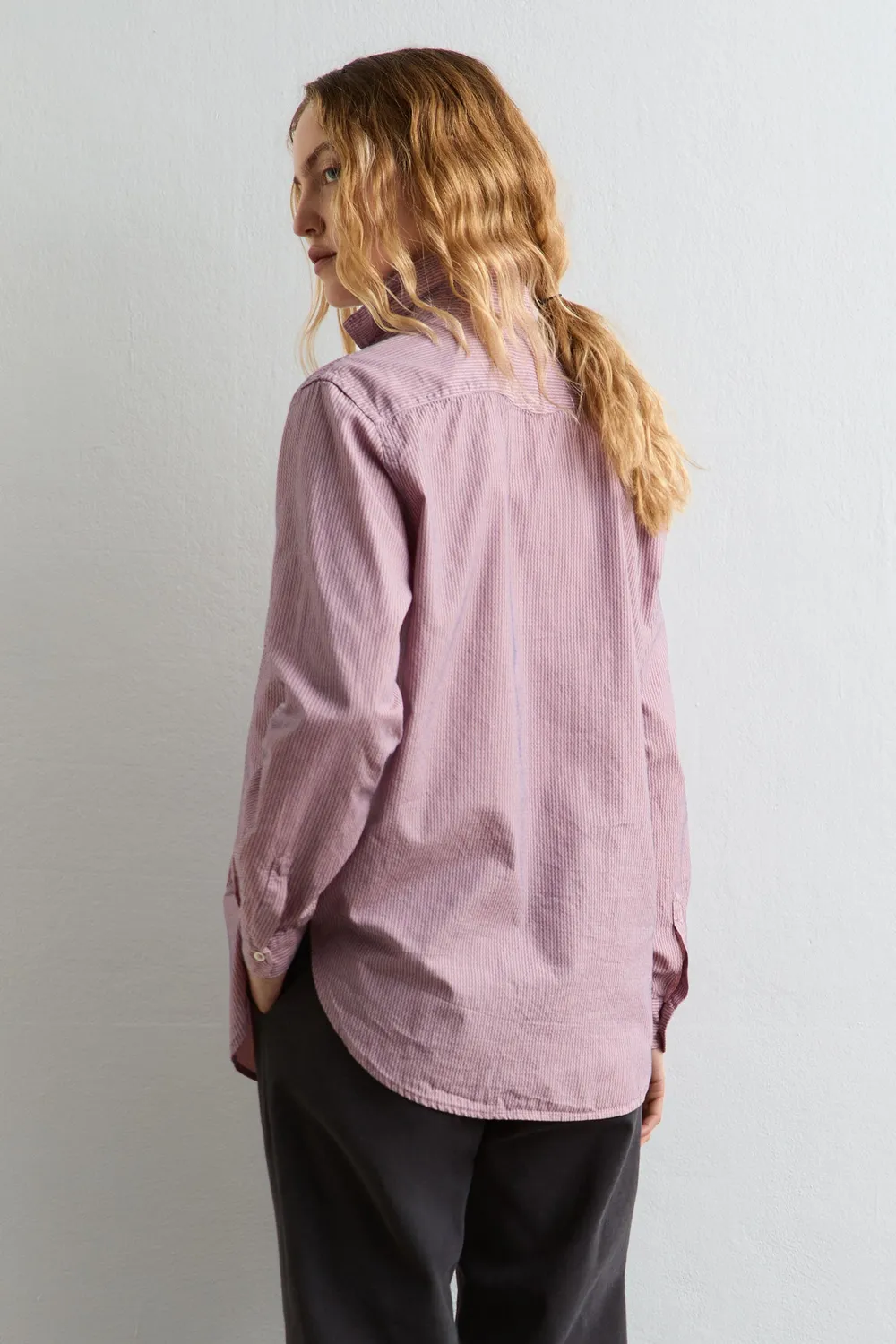 Massimo Alba Uma camicia donna Faded Rose cotone