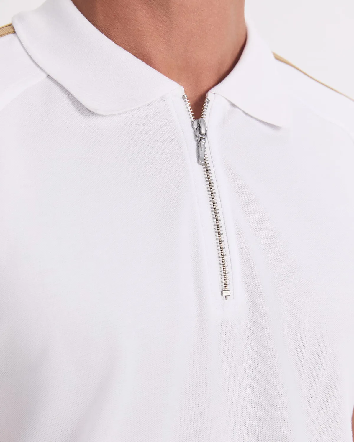 Sportscraft Rod Textured polo uomo piqué zip