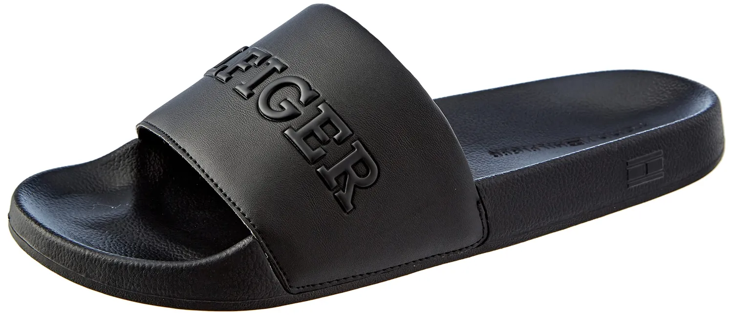 Tommy Hilfiger Pool Slide 3D Print FM0FM04612 ciabatte uomo nero 43 EU