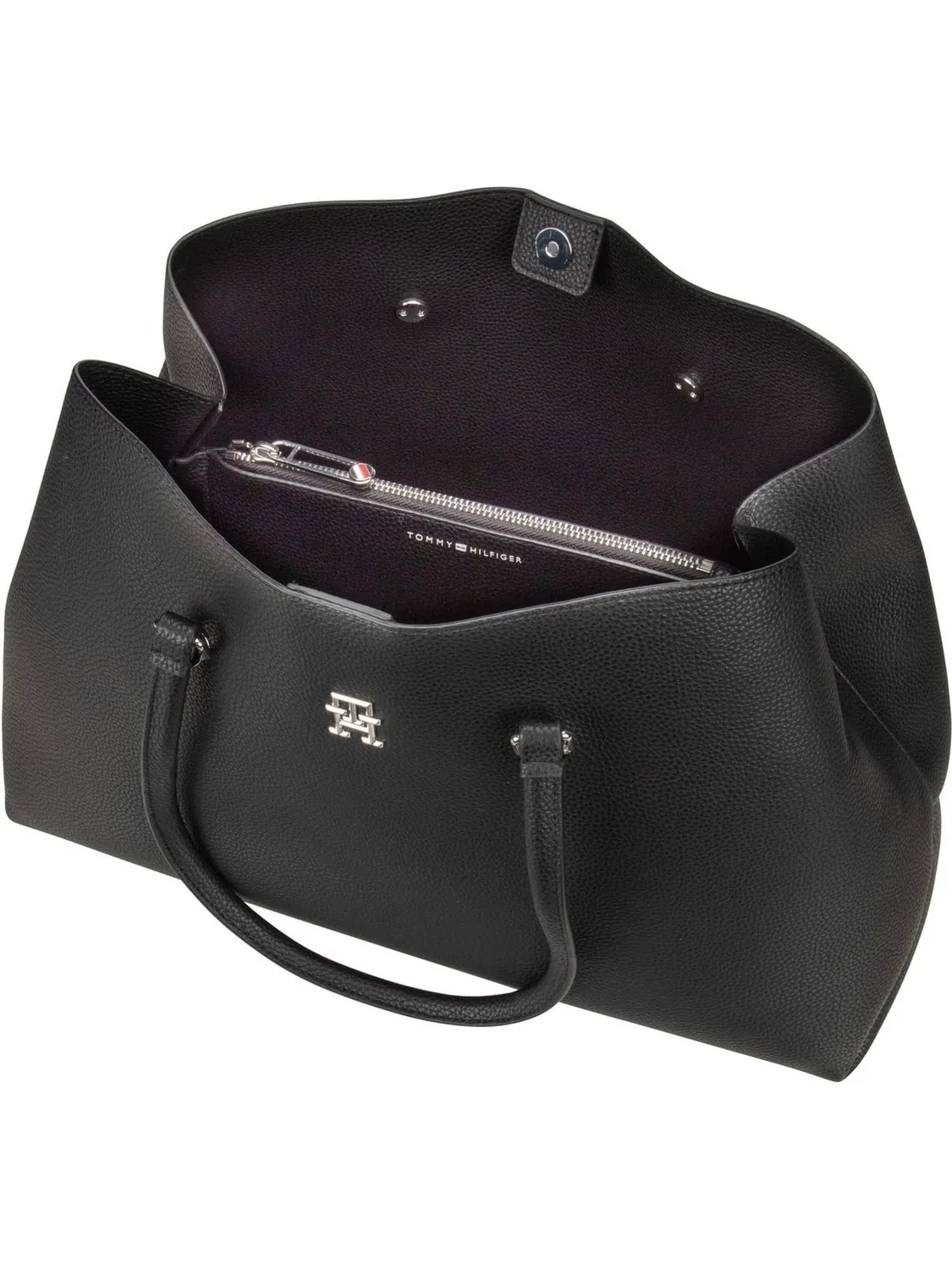 Tommy Hilfiger TH Emblem borsa lavoro donna pelle