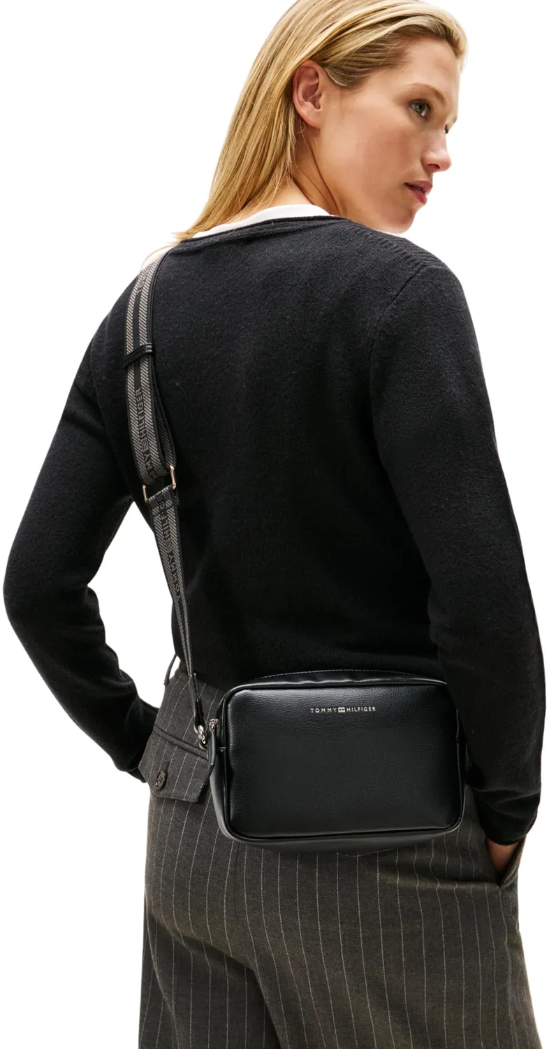Tommy Hilfiger Borsa a Tracolla Donna Logo con Zip
