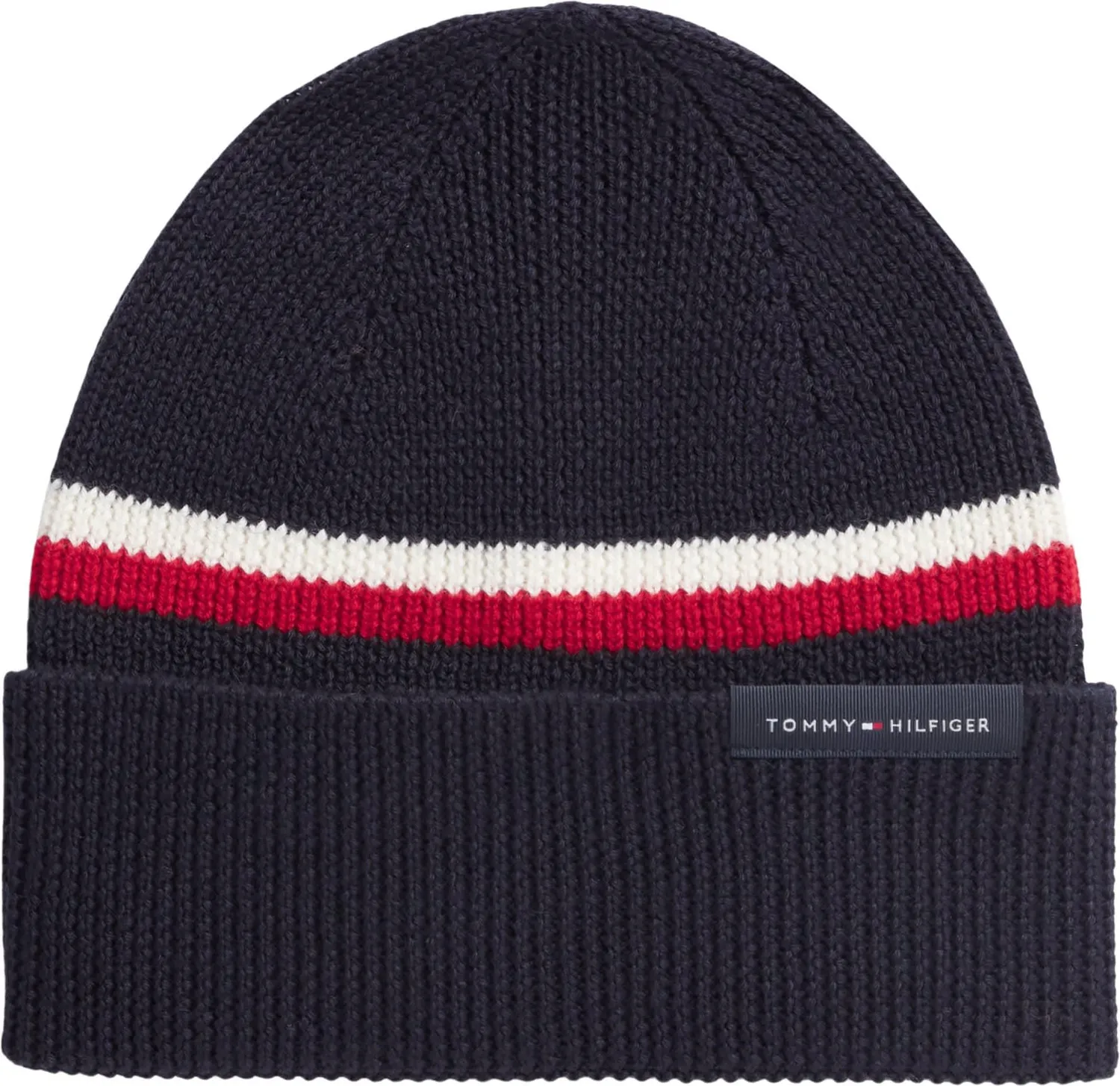 Tommy Hilfiger TH RWB Beanie AM0AM14534 berretto uomo nero