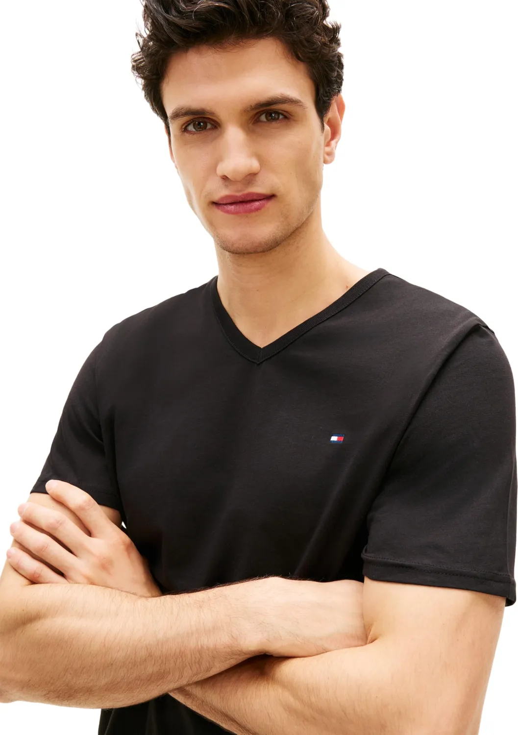 Tommy Hilfiger UM0UM03865 magliette uomo L nere 3 pezzi