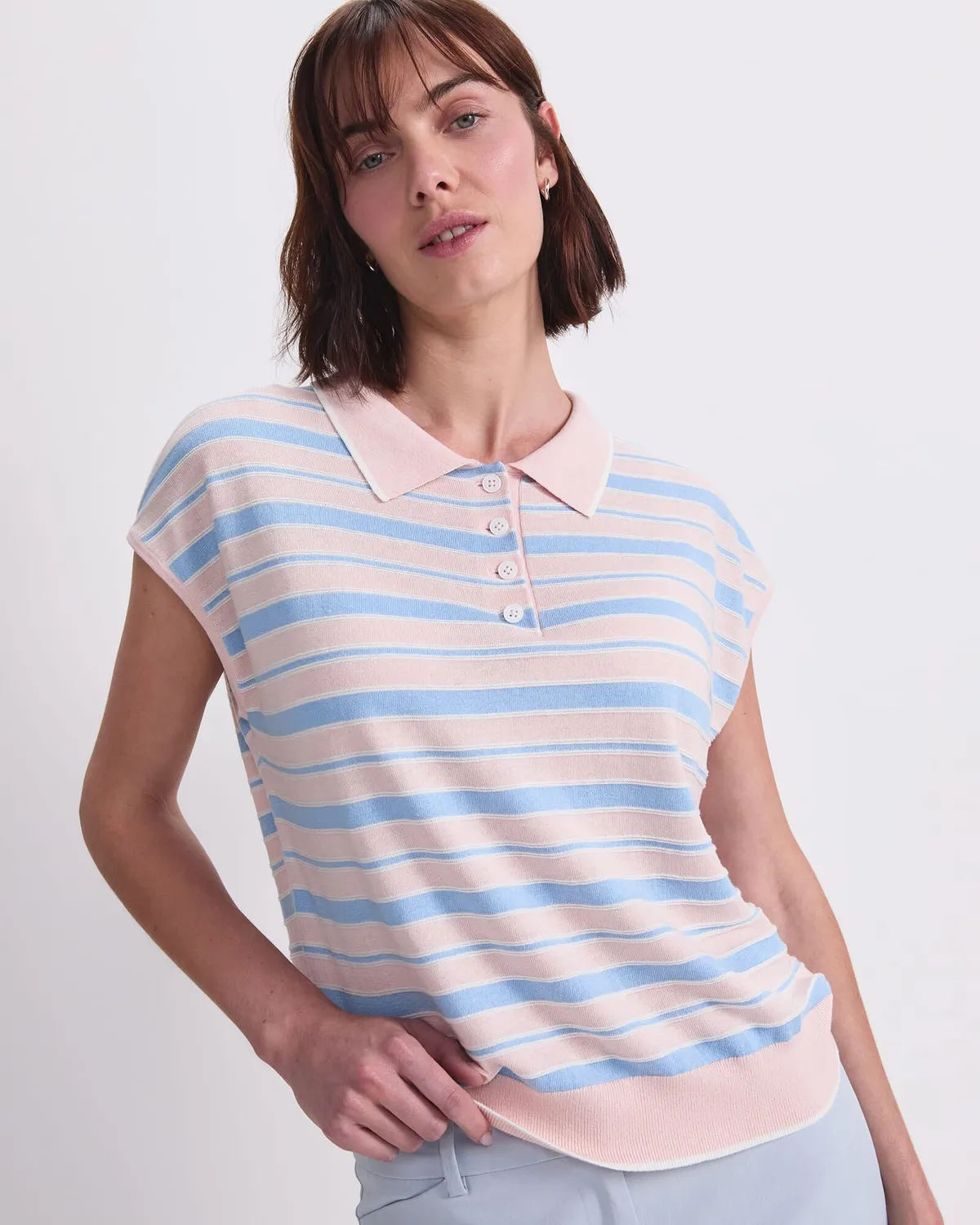 Sportscraft Alphine Stripe polo maglia a righe