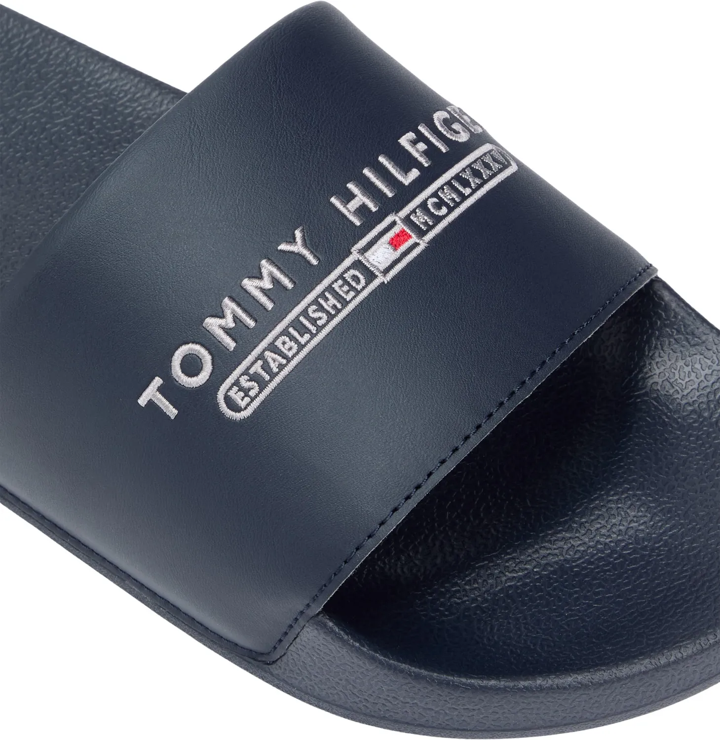 Tommy Hilfiger Raised Pool Slide Ciabatte Uomo 44 EU nere