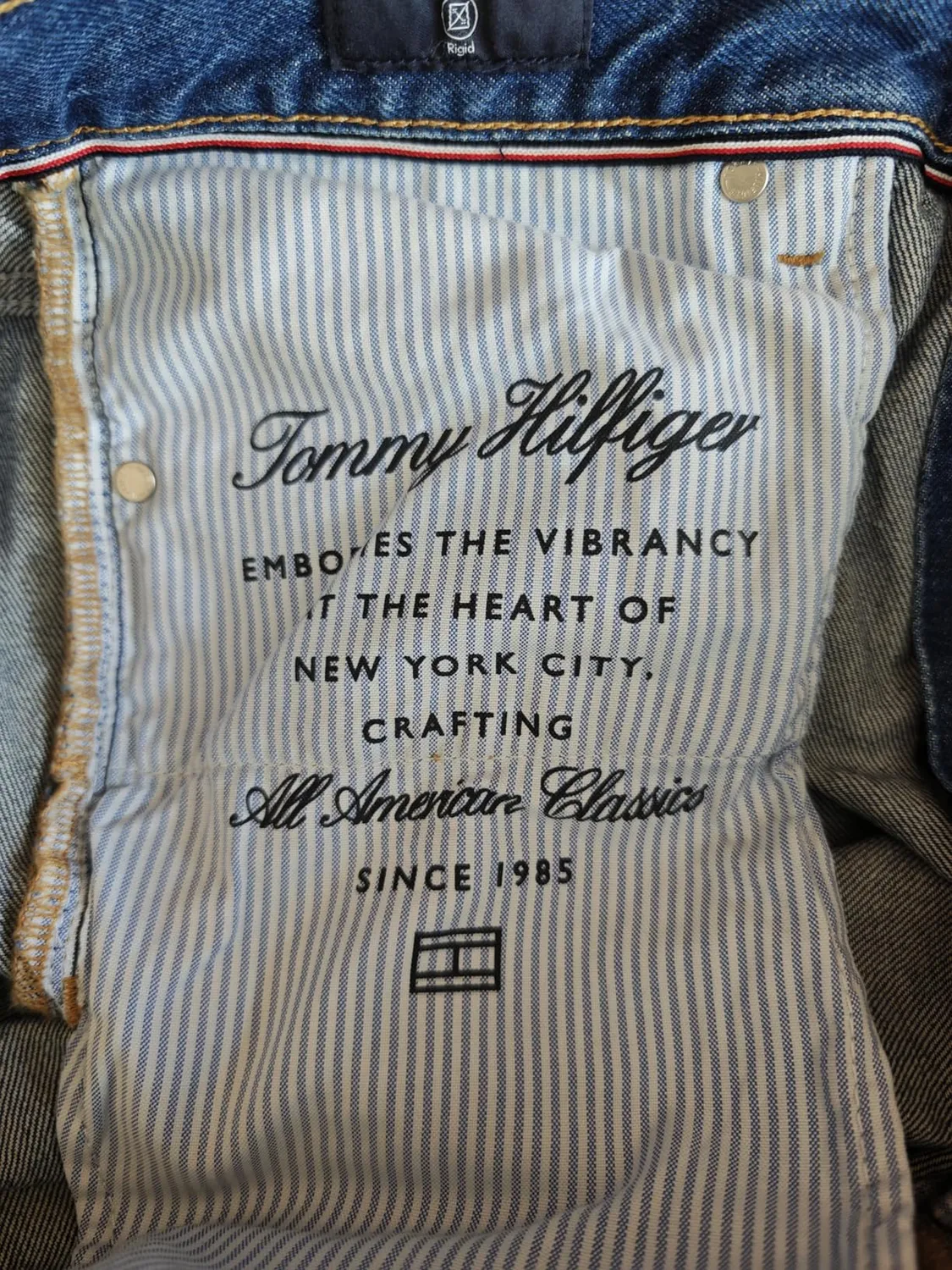 Tommy Hilfiger MW0MW42328 jeans uomo 36W/32L blu