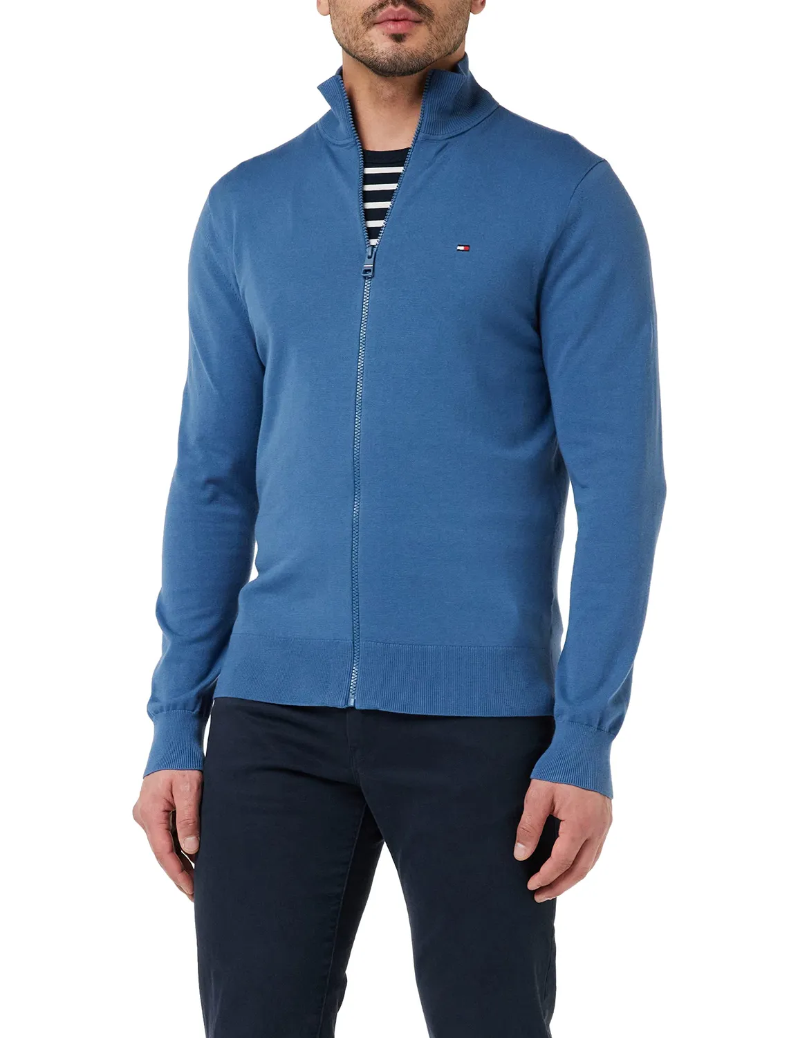 Tommy Hilfiger 1985 MW0MW22747 cardigan uomo con zip