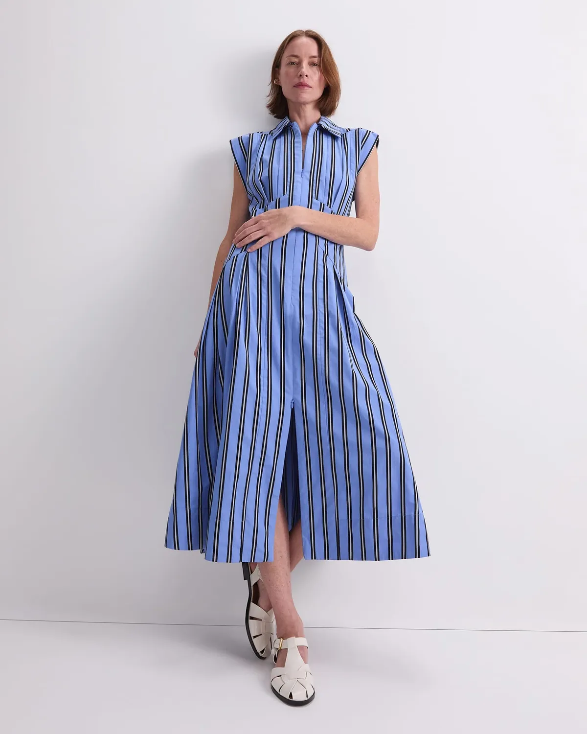 Sportscraft Jade Stripe abito righe donna midi