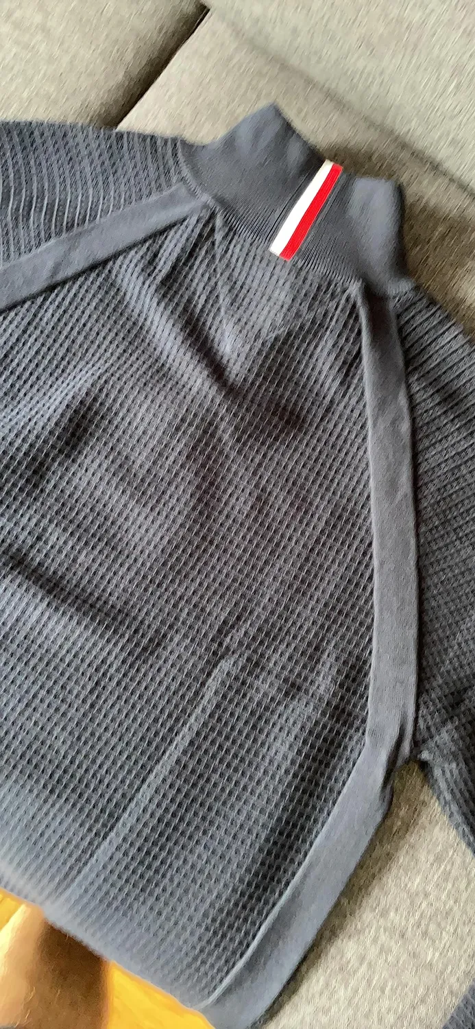 Tommy Hilfiger pullover uomo senza cappuccio L blu cotone