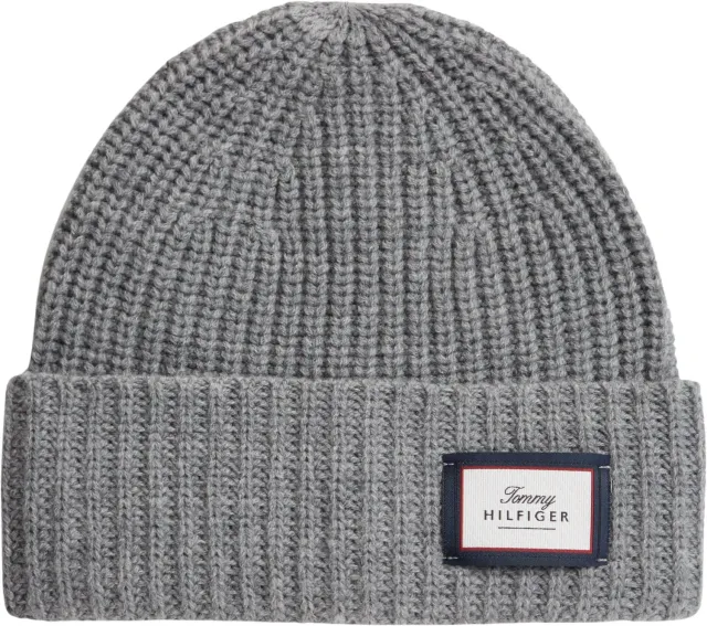 Tommy Hilfiger TH Wool Beanie AM0AM14526 berretto grigio