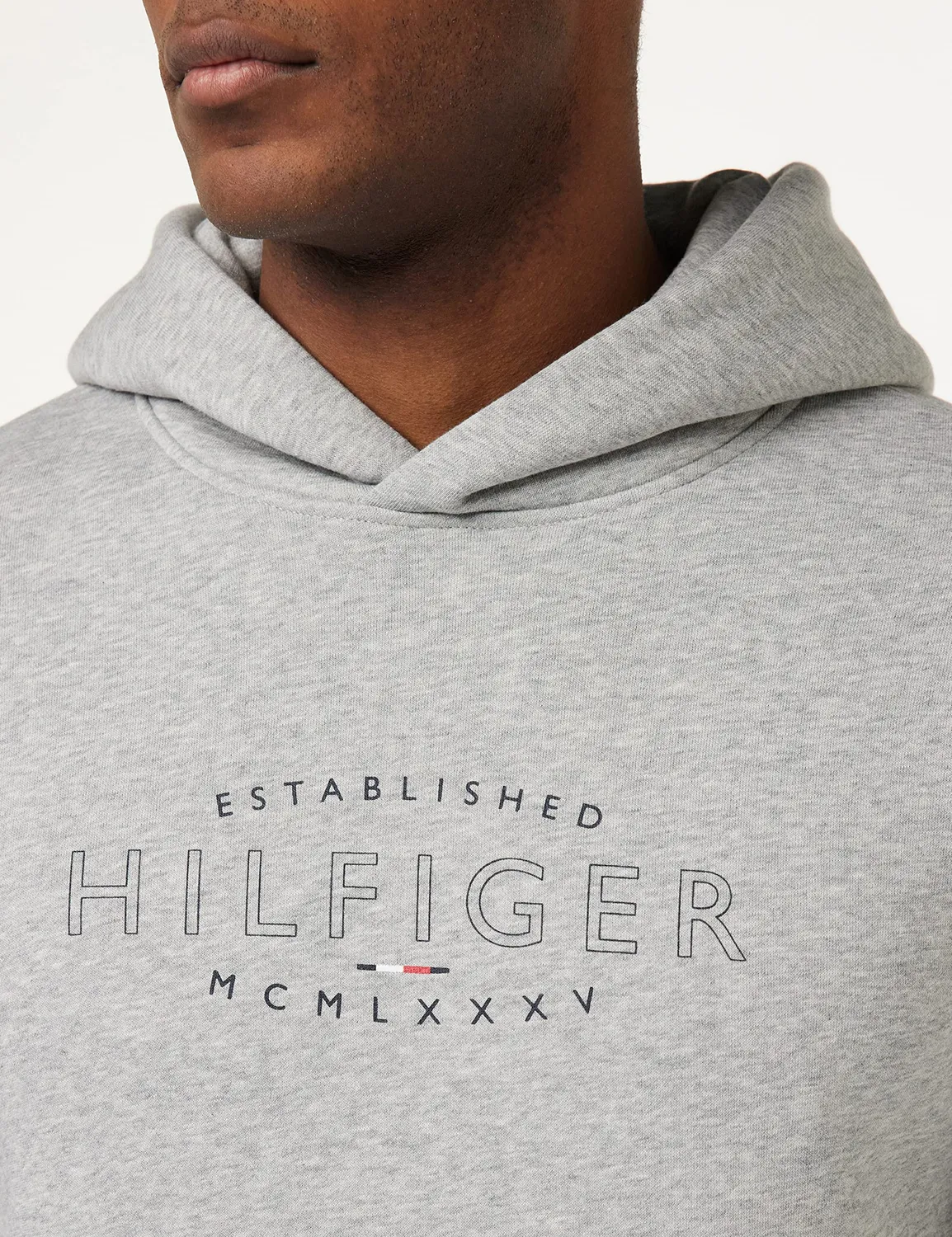 Tommy Hilfiger Curve Logo felpa uomo con cappuccio