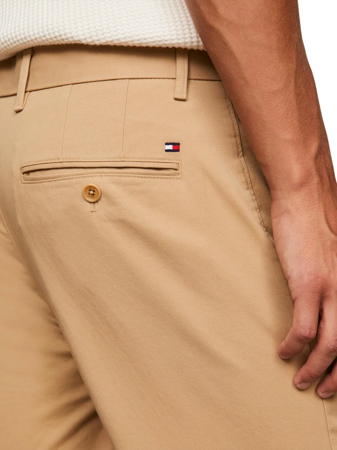 Tommy Hilfiger Denton Straight Fit pantaloni Khaki 28W/36L