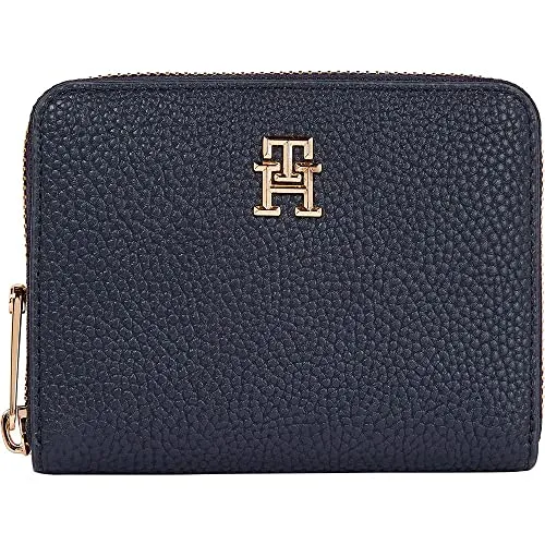 Tommy Hilfiger TH Emblem Medium portafoglio blu Space Blue
